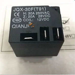 2PC Relay JQX-30F(T91) DC12V-1Z 30A - Picture 1 of 1