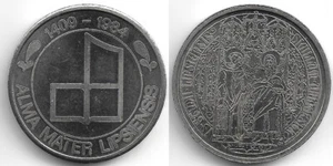 Hettstedt-Medaille Leipzig 575 Jahre Alma Mater Lipsiensis Uni magnetisch - Bild 1 von 1