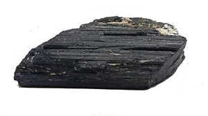 Natürlicher schwarzer Turmalin Kristall Facette grobes Exemplar 120 Gramm - Bild 1 von 5