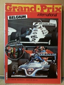 GRAND PRIX INTERNATIONAL no. 32 1981 BELGIUM GP CARLOS REUTEMANN WIN FORMULA ONE - Picture 1 of 4