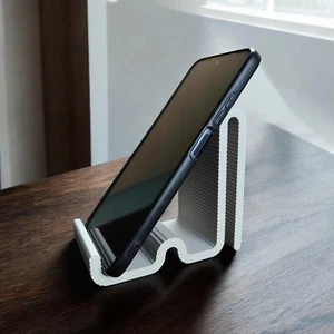 Support Téléphone Universel - Blanc - Berceau Dock Moderne - Support pour iPhone Samsung - Photo 1 sur 4