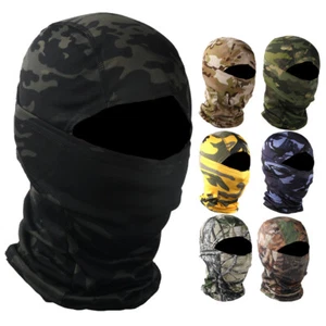 Máscara facial de pasamontañas suave esquí capucha solar protección UV máscaras tácticas para caza - Imagen 1 de 36