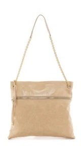 Neu mit Etikett Hobo International Damen-Schultertasche aus Leder Geldbörse Dayna Bimsstein beige - Bild 1 von 4