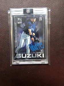Topps Project 2020 #1 Ichiro X Ben Baller BLUE Artist Auto BBDTC 61/100! RARE!!!