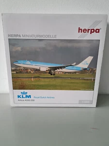 1:200 Herpa Wings KLM Airbus A330-200 551847 NUOVO RARO - Foto 1 di 7