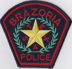 Brazoria Police Patch Texas TX  - Picture 1 of 1