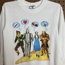 Vintage 90s 1998 Wizard Of Oz Movie Promo T-shirt YOUTH Small Kids Long Sleeve