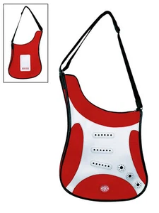 Gaucho Gitarrenförmige Umhängetasche Gitarre Bass Vintage Vinyl - Bild 1 von 1