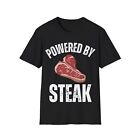 Steak Shirt - Powered By Steak T-shirt for Meat Lover Shirt for Meat Lover 