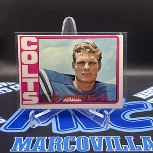 1972 Topps Football Ted Hendricks Karte #83 Baltimore Colts EX++ - Bild 1 von 2