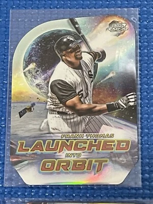 Frank Thomas 2023 Topps Cosmic Chrome Launched Into Orbit #LIO-16 White Sox - Image 1 of 2