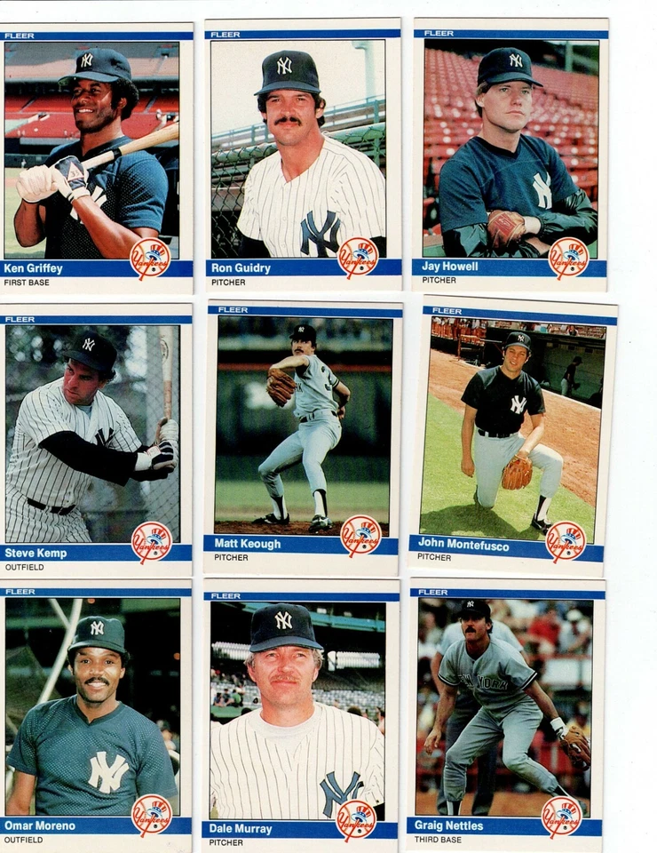 1984 FLEER BASEBALL COMPLETE YOUR SET U PICK 1-250 - Image 1 of 1