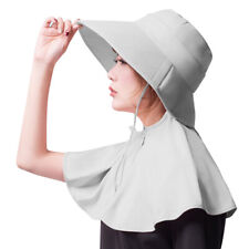 OHSUNNY Women Sun Hat with Face Neck Cover Shawl UV Protection UPF50+ Hiking Cap