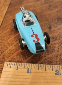 Aurora TJet Grand Prix Racer, türkis #3 Massivnieten Slot Auto - Bild 1 von 6