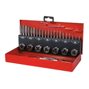 Ruko Thread Cutting Set 1 and 2 in Steel Case 31 Piece - Picture 1 of 1