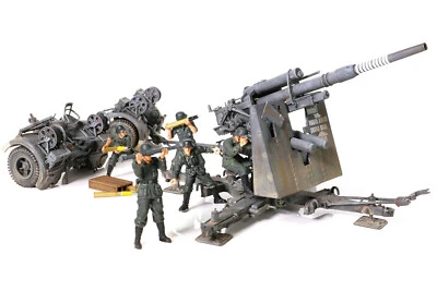 Forces of Valor German Anti-Tank Gun w 5 Figs Stalingrad 1943 1/32 Scale 801008A - Image 1 of 4