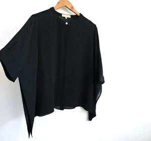 MICHAEL KORS COLLECTION Italia Silk Dolman Boxy Blusa Top Neiman Marcus 6 M $690 - Foto 1 di 7