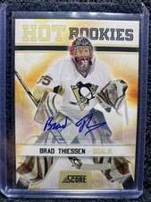 2010-11 Panini Score - Hot Rookies Auto - #510 Brad Thiessen