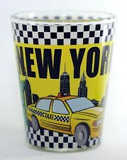 New York Yellow Clear Taxi Cab SOL Shot Glass