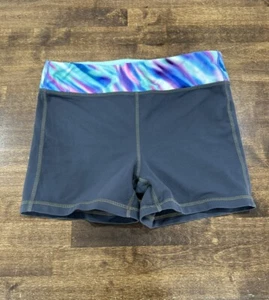 Athleta Girl Sz L/12 Chit Chat Shorts Compression Biker Gymnastics Vollyball - Picture 1 of 6
