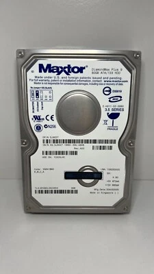 Maxtor 80GB IDE Hard Drive - DiamondMax Plus 9 7200RPM - 6Y080L0 - Image 1 of 4