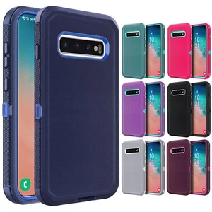 For Samsung Galaxy S10 Plus/S10E/S10 Hybrid Heavy Duty Shockproof Case Cover - Picture 1 of 54