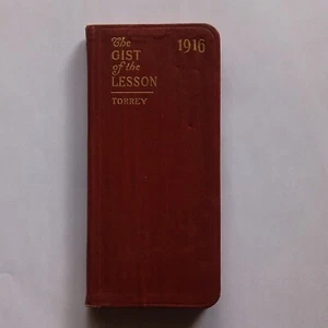 The Gist of the Lesson 1916 Sunday School Book - Picture 1 of 14