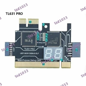 TL631 PRO PC PCI-E.Mini LPC Motherboard Diagnostic Analyzer Tester Debug Card - Afbeelding 1 van 2