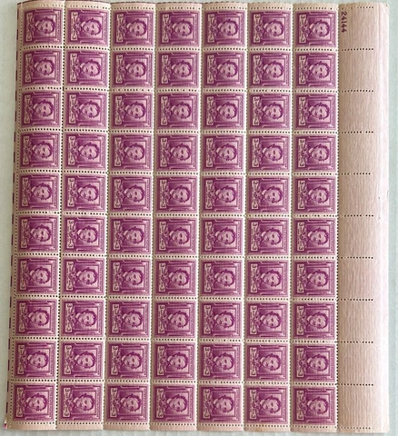 SCOTT 986  MNH 3c EDGAR ALLEN POE SHEET OF 70 Cover