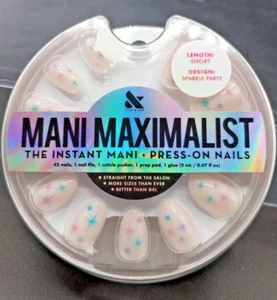 Olive & June Press-On Nails The Instant Mani Maximalist - #Corto #Sparkle Party - Foto 1 di 5