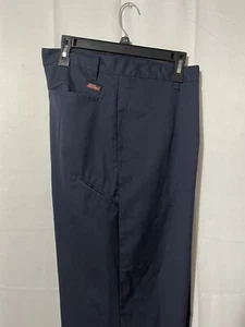 Men’s Dickies 44x32 Chino Blue Work Pants Cell Phone Pocket - Picture 1 of 10