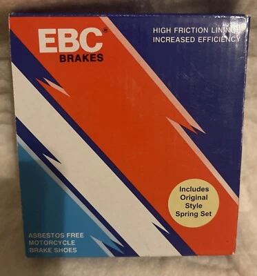 Zapatas de freno traseras Honda CRF 150f CRF 230F 2003-2009 EBC acanaladas orgánicas EBC 304G Foto 1 de 2