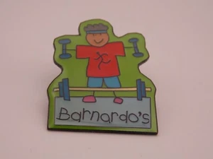 Barnado's pin badge weight lifting - Picture 1 of 2