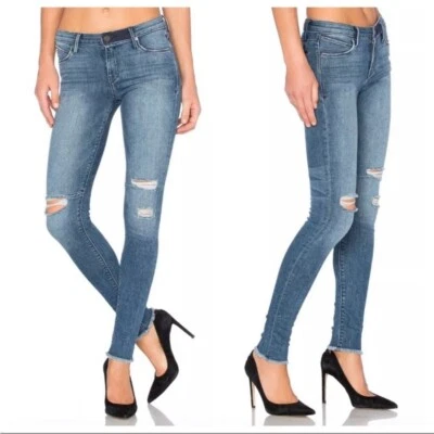 RtA ROAD TO AWE Icon Distressed Skinny Jeans Size 23 - Image 1 of 4