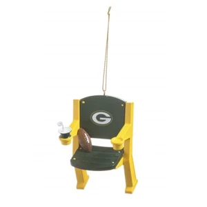 GREEN BAY PACKERS STADIUM CHAIR RESIN CHRISTMAS ORNAMENT 4" Team Sports America - Picture 1 of 1