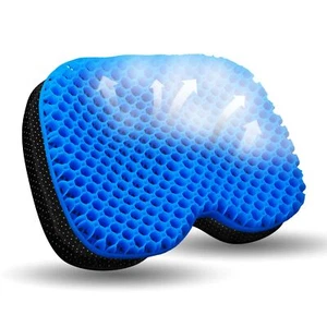 Cojín de asiento de kayak antideslizante - Almohadilla de gel impermeable para pesca kayak azul - Imagen 1 de 7