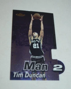 2000 TOPPS FINEST - TIM DUNCAN SPURS MAN TO MAN CARD MTM/2A - Picture 1 of 3