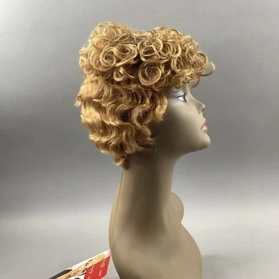HH-Sofina #DR Sandy Blonde Natural Curly 100% Human Hair Wig - Image 1 of 4