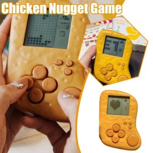 Mcdonald's Tetris-Game Console shape of chicken nugget for kids with battery