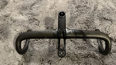 Colnago HB-R41 Aero Handlebar 420mm with SR9 Stem 100mm & Garmin Aero Mount - Image 1 of 4