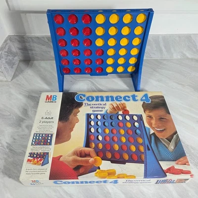 Connect 4 MB Games Vintage ©1984 Complete with Original Box - Image 1 of 4