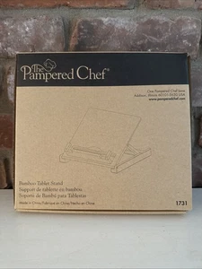 Pampered Chef Bamboo Tablet Stand #1731 - Picture 1 of 3