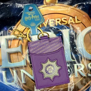 EPIC Universe Ministry Of Magic Auror ID Holder Badge Keychain Universal Orlando - Picture 1 of 2