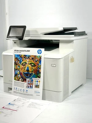 HP Color LaserJet Pro MFP M477fnw Wireless Laser Printer pg:36k, Tested VIDEO - Image 1 of 4