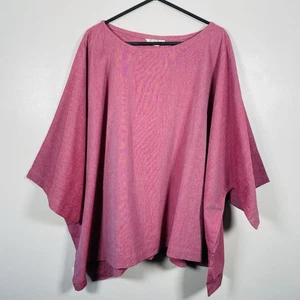 Drichu Lagenlook Top Damen Gr. 32 Baumwolle Made In Nepal Rot Oversize Slouchy - Bild 1 von 13