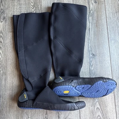 Botas envolventes negras altas de neopreno Vibram Furoshiki talla XXL 46-47 NUEVAS SIN ETIQUETAS Foto 1 de 4