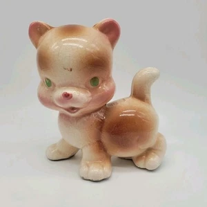 Vintage Rempel Kuschel Kätzchen Figur LESEN (B1) - Bild 1 von 13