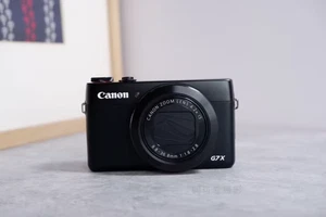 Canon PowerShot G7X Digital Camera 20.3 MP 4.2X Optical Zoom W/SD Card black top - Picture 1 of 8