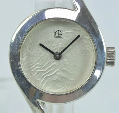 DAU Damen Armbanduhr aus Silber Spange Tracht Handaufzug Marke - Bild 1 von 4