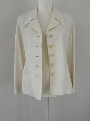 Gucci Ivory Jacket Size 40 Retro Classic Vintage Used Japan - Image 1 of 4